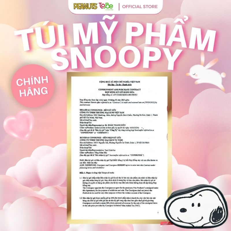 hộp bút cute snoopy đi học đi làm