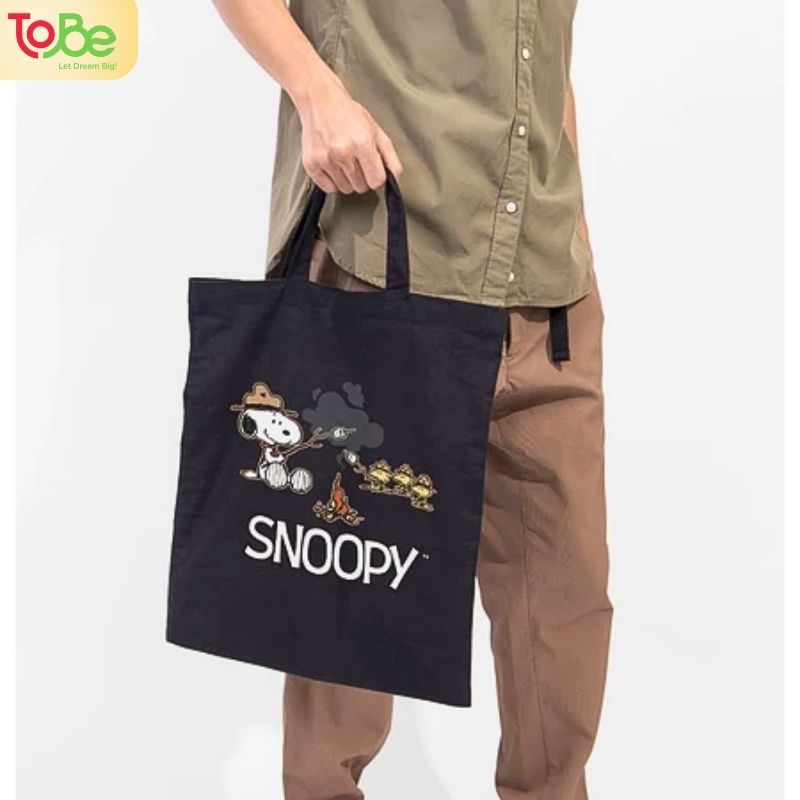 túi tote vải canvas snoopy nam nữ